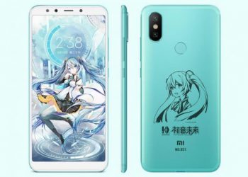 Xiaomi Mi 6X Hatsune Miku Special Edition พร้อมวางจำหน่ายต้นเดือนกรกฎาคมนี้ ราคาราว 10,500 บาท