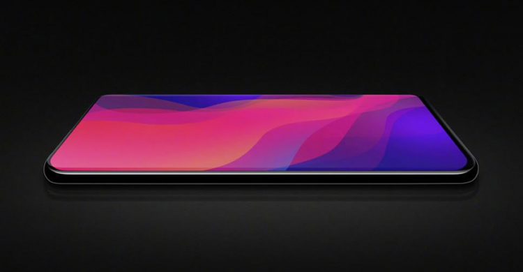 OPPO Find X จะมีพื้นที่จอแสดงผลมากถึง 93.8% เมื่อเทียบกับขนาดบอดี้
