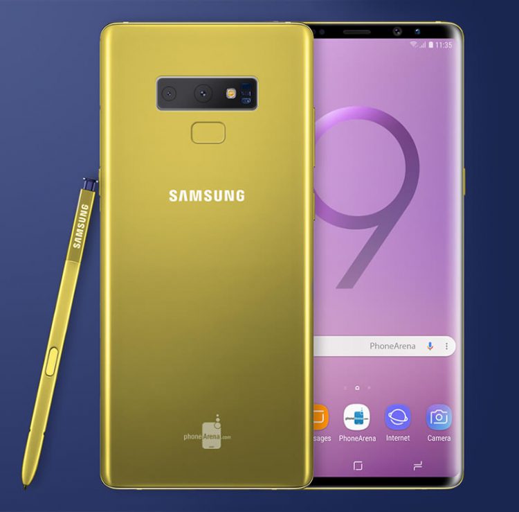 ชมคอนเซ็ปต์ Galaxy Note 9 สีเหลืองเหมือนปากกา S Pen ที่ Samsung ปล่อยทีเซอร์ออกมา