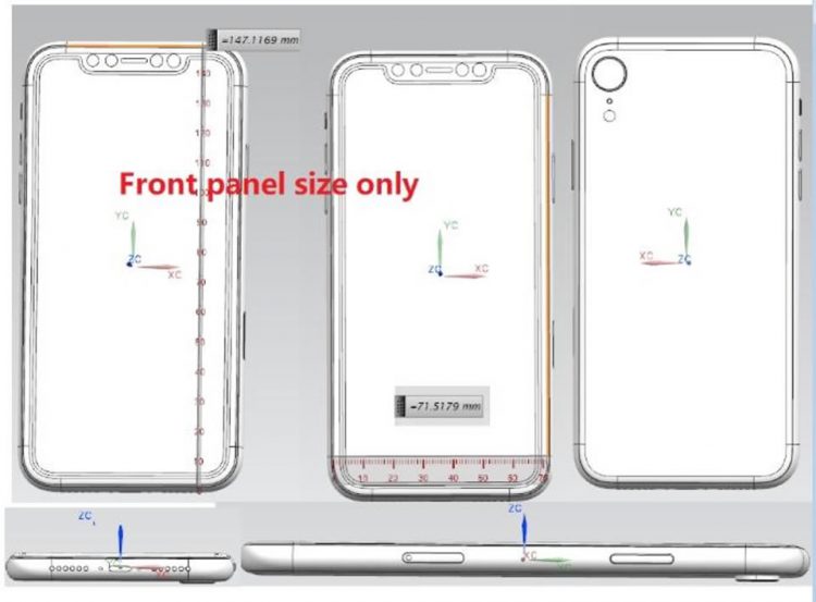 เผยภาพแผนผังดีไซน์ iPhone X Plus (รุ่น 6.5 นิ้ว) ยืนยันใช้ระบบกล้อง Triple Lens