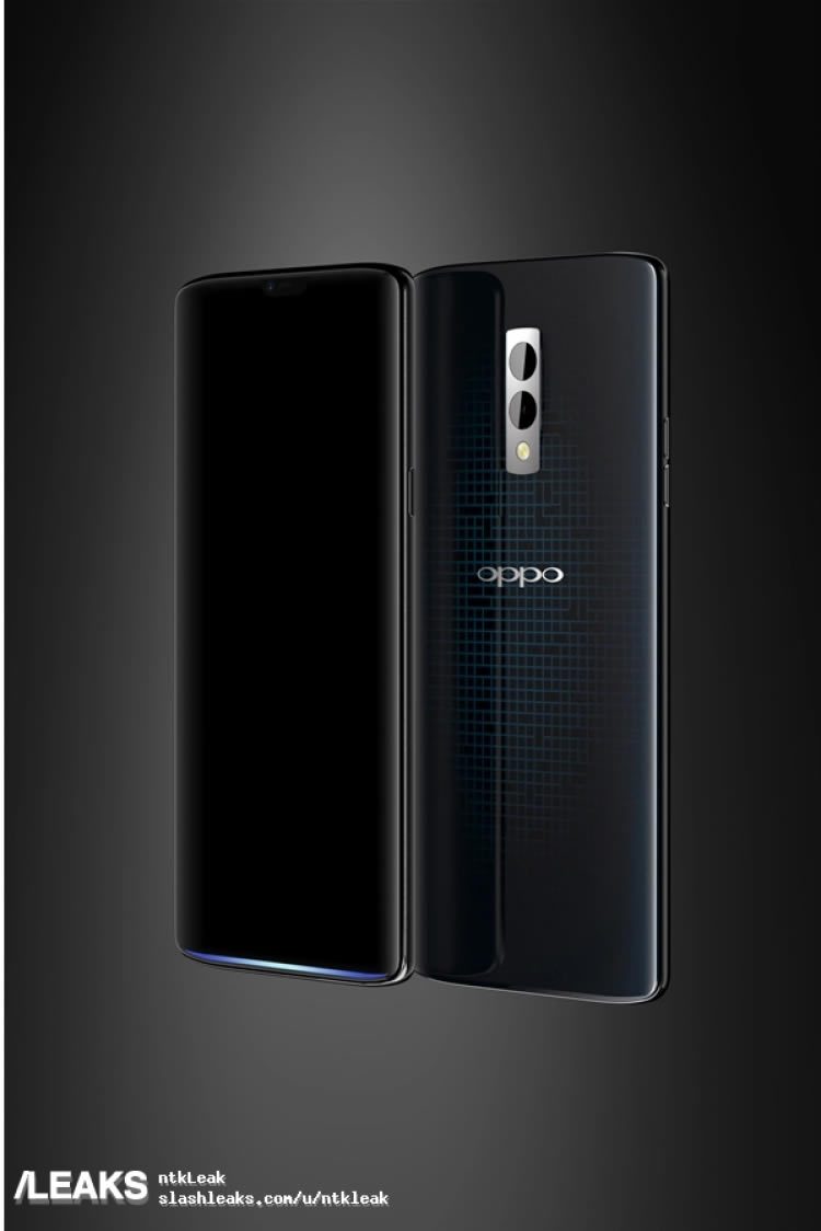 เผยภาพเรนเดอร์ OPPO Find X มาพร้อมดีไซน์ไร้กรอบ มีแถบไฟแจ้งเตือนที่ขอบล่างและกล้องคู่