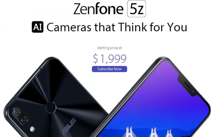 เว็บไซต์ทางการของ Asus ในสหรัฐอเมริกา แขวนป้ายราคา ZenFone 5Z ที่ทำให้ทุกคนช็อก!!
