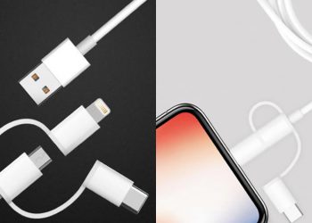 Xiaomi เปิดตัวสายดาต้า 3-in-1 ใช้ได้กับผลิตภัณฑ์ของ Apple และ Android ราคาราว 300 บาท