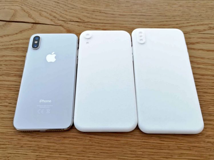 เปรียบเทียบขนาด iPhone 9 และ iPhone 9 Plus กับ iPhone X ด้วยเครื่องดัมมี่ที่ผลิตโดยเครื่องพิมพ์ 3 มิติ