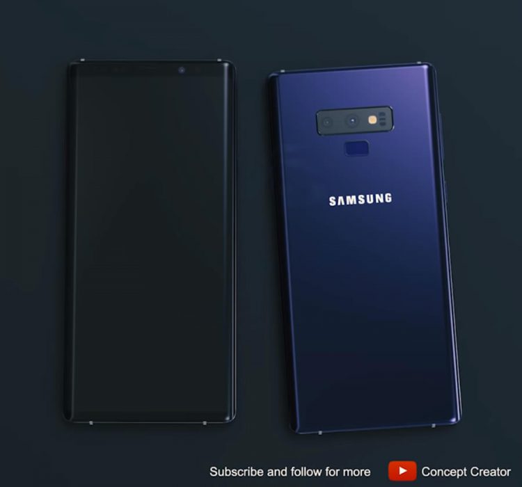 ชมคอนเซ็ปต์ Samsung Galaxy Note 9 ที่สร้างขึ้นบนพื้นฐานข่าวลือ (มีคลิป!!)