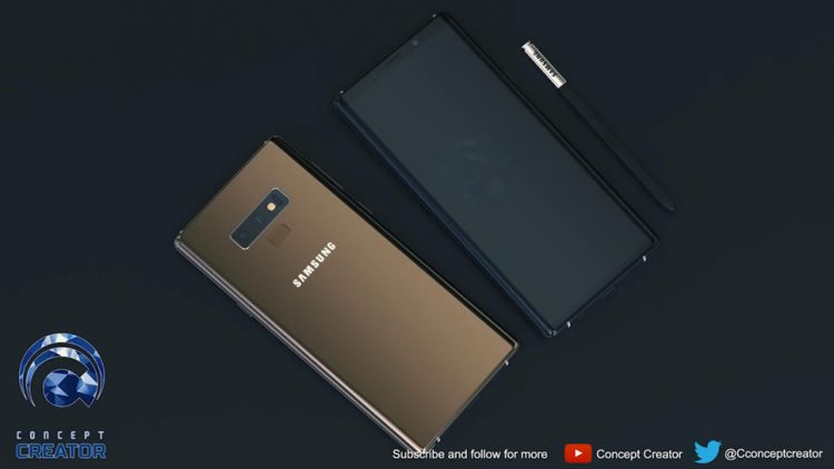 ชมคอนเซ็ปต์ Samsung Galaxy Note 9 ที่สร้างขึ้นบนพื้นฐานข่าวลือ (มีคลิป!!)