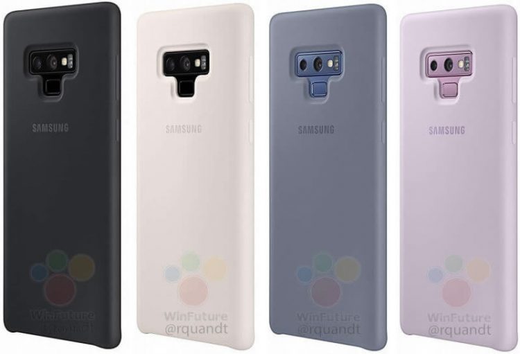 ภาพหลุดเคส และปากกา S Pen ของ Samsung Galaxy Note 9 สำหรับสีดำ, ม่วง, น้ำเงิน และ น้ำตาล