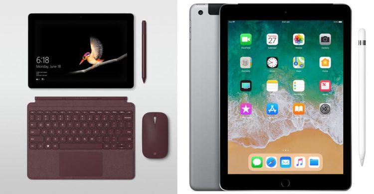 ซื้อรุ่นไหนดี!! เปรียบเทียบ Surface Go แท็บเล็ตสุดประหยัดกับ iPad 9.7 นิ้วปี 2018