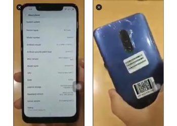 เผยโฉม Xiaomi Pocophone F1 ในคลิปวีดีโอสั้นๆ แสดงให้เห็นหน้าจอมีรอยบาก กล้องคู่หลัง