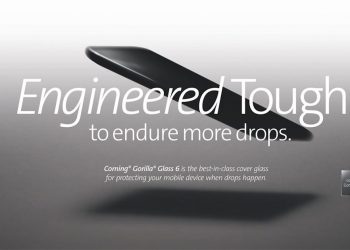 เปิดตัวกระจก Gorilla Glass 6 แข็งแกร่งขึ้นกว่าเดิม 2 เท่า ทนการตกระดับ 1 เมตรถึง 15 ครั้ง มาตราฐานใหม่ของสมาร์ทโฟนปี 2018