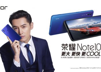 Honor Note 10 เปิดตัวแล้ว!! จอใหญ่ 6.95 นิ้ว แบต 5000mAh แรม 8GB รองรับ GPU Turbo มีระบบระบายความร้อน