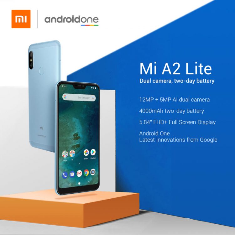 Xiaomi เปิดตัว Mi A2 และ Mi A2 Lite สมาร์ทโฟน Android One เข้าไทยทั้ง 2 รุ่น เริ่มต้นราว 6,990 บาท