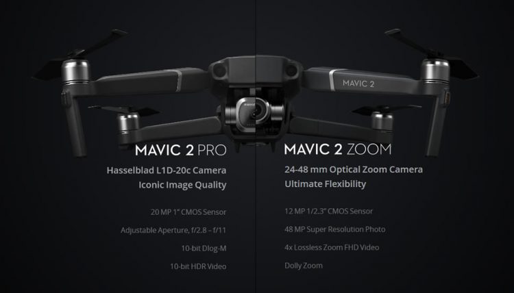 DJI เปิดตัว Mavic 2 มีให้เลือก 2 รุ่น Pro กับ Zoom มาพร้อมกล้องจาก Hasselblad ราคาเริ่มต้นราว 41,060 บาท