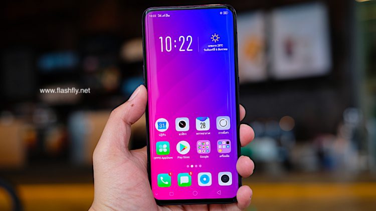 รีวิว OPPO Find X สมาร์ทโฟนแฟลกชิปดีไซน์สุดหรู หน้าจอไร้รอยบาก นวัตกรรมซ่อนกล้อง สแกนใบหน้า 3 มิติ สเปกเทพแรม 8GB ความจุ 256GB