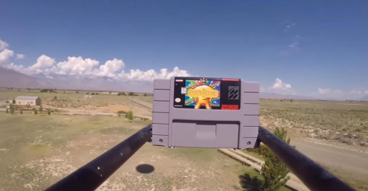 ชมการเดินทางของตลับเกม EarthBound บนเครื่อง SNES (Super Famicom)ที่ถูกส่งขึ้นไปสัมผัสอวกาศ