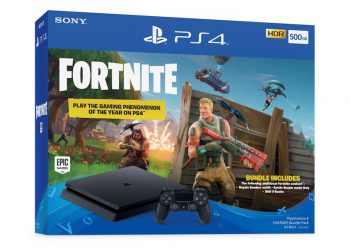 ชุดเครื่องเกมคอนโซล PlayStation 4 Fortnite Bundle Pack  พร้อมวางจำหน่าย 27 สิงหาคมนี้ ราคา 12,990 บาท