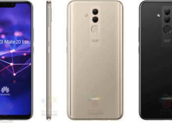 Huawei Mate 20 Lite ถูกปล่อยภาพเรนเดอร์ทางการออกมาแล้ว หน้าจอมีรอยบาก มาพร้อมกล้องคู่หลัง