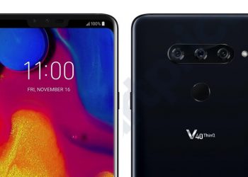 ภาพหลุด LG V40 ThinQ มาพร้อมกล้อง Triple Camera หน้าจอมีรอยบาก ขอบจอบางเฉียบ