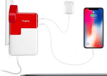 PlugBug Duo อุปกรณ์ชาร์จแบตเตอรี่สำหรับ MacBook เพิ่ม USB อีก 2 ช่อง สามารถชาร์จอุปกรณ์ได้ 3 เครื่องพร้อมกัน