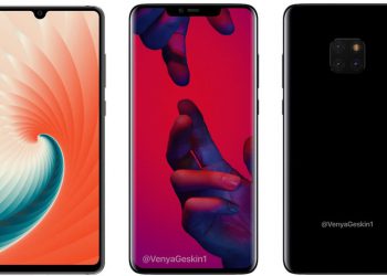 ชมภาพเรนเดอร์ Huawei Mate 20 และ 20 Pro รอยบากแตกต่างกัน แต่ทั้งคู่จะใช้กล้อง Triple Lens