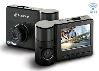 Transcend DrivePro 550 กล้องคู่ติดรถยนต์ใช้เซนเซอร์โซนี่ มุมกว้าง 160 องศา มีไฟอินฟราเรด 4 ดวง รองรับ WiFi