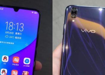 ภาพหลุดเครื่องจริง Vivo X23 เปรียบเทียบกับ OPPO R17 ที่เปิดตัวไปก่อนแล้ว