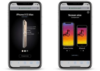 Apple สร้างไมโครไซต์ให้กับ iPhone XS และ XS Max โดยใช้โดเมน .apple เปิดดูได้เฉพาะบนมือถือ