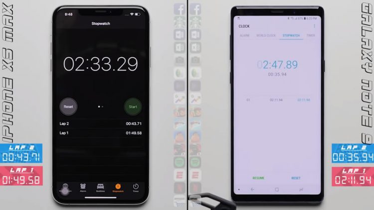 iPhone XS Max ชนะ Galaxy Note 9 จากการทดสอบความเร็วในการเปิดเกม และแอพพลิเคชั่นต่างๆ