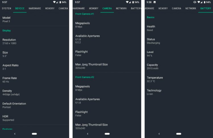 Google Pixel 3 ถูกปล่อยภาพหลุดเครื่องจริงออกมาแล้ว พร้อมเผยสเปกกล้องและจอแสดงผล