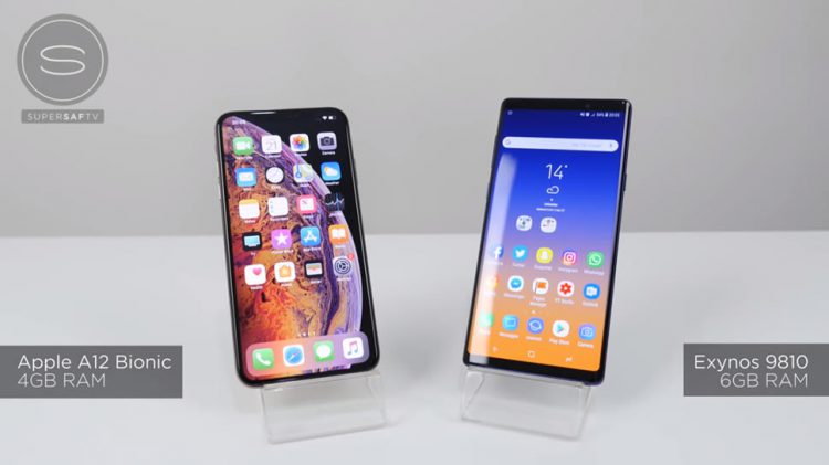 เปรียบเทียบความเร็ว iPhone XS Max vs. Galaxy Note 9 เวอร์ชั่น Exynos 9810