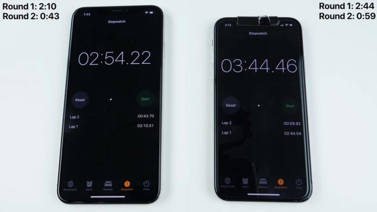 เปรียบเทียบความเร็ว iPhone XS Max vs iPhone X พร้อมทดสอบ Face ID และวัดผลด้วยแอพ Benchmark