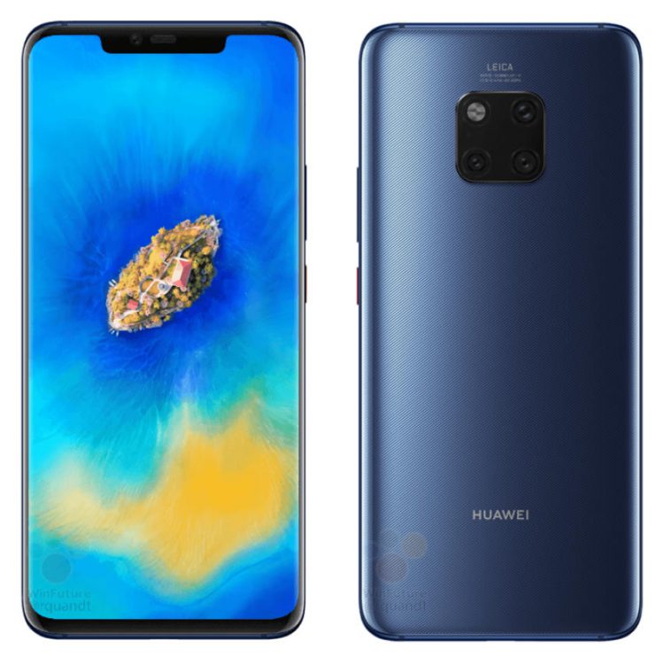 Huawei Mate 20 Pro ถูกแชร์ภาพเรนเดอร์ทางการออกมาแล้ว มีให้เลือกอย่างน้อย 3 สี