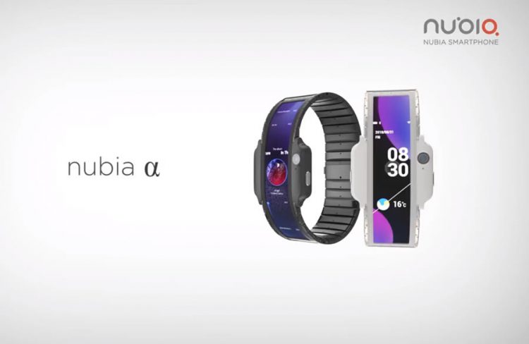 Nubia α (Alpha) ต้นแบบสมาร์ทโฟน ดีไซน์กำไลข้อมือ ใช้จอแสดงผลยืดหยุ่นได้ อวดโฉมแล้วที่งาน IFA 2018