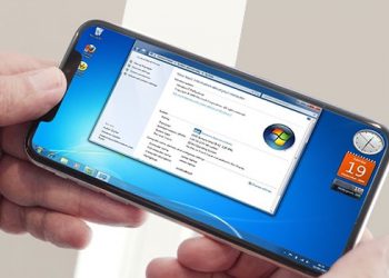 iPhone X ถูกแฮก ให้สามารถใช้งาน Windows 7 โดยไม่ต้องเจลเบรค (ชมคลิป)