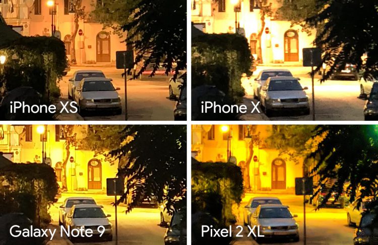 เปรียบเทียบภาพถ่ายในที่แสงน้อย ระหว่าง iPhone XS, iPhone X, Galaxy Note 9 และ Pixel 2 XL
