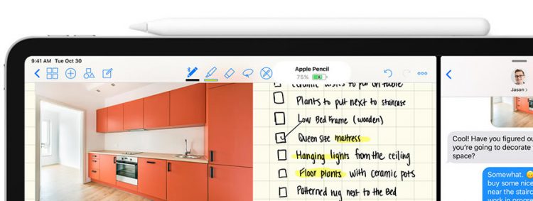 Apple Pencil 2 ใช้แม่เหล็กแนบติดกับ iPad Pro รวมทั้งจับคู่ และชาร์จแบตเตอรี่แบบไร้สาย ราคา 4,490 บาท