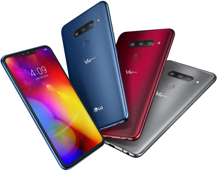 LG V40 ThinQ เปิดตัวแล้ว!! มาพร้อมกล้องหลัง Triple Lens กล้องคู่เซลฟี่ ใช้ชิป Snapdragon 845 กันน้ำได้