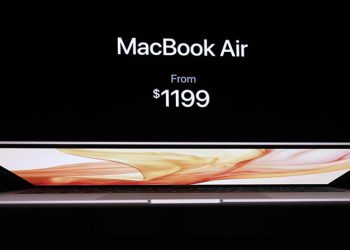 Apple เปิดตัว MacBook Air ราคาเริ่มต้นราว 39,900 บาท ใช้ชิป 8th-gen Intel Core i5 แรมสูงสุด 16GB