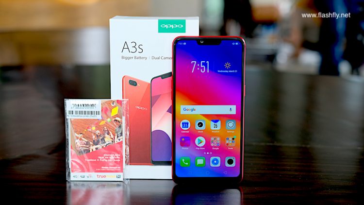 รีวิวกล้อง OPPO A3s สมาร์ทโฟนกล้องคู่ แบตอึด พร้อมโปรรับเครื่องฟรี เล่นเน็ตไม่อั้น โทรฟรี ใช้ Wi-Fi ฟรีไม่จำกัดนาน 1 ปี