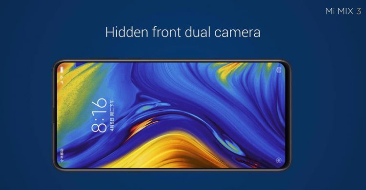 ทางการแล้ว!! Xiaomi Mi MIX 3 มาพร้อม RAM 10GB รองรับ 5G ดีไซน์ไร้กรอบ ซ่อนกล้องเซลฟี่