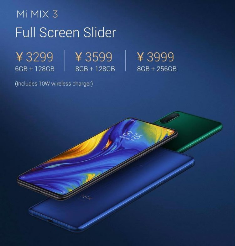 ทางการแล้ว!! Xiaomi Mi MIX 3 มาพร้อม RAM 10GB รองรับ 5G ดีไซน์ไร้กรอบ ซ่อนกล้องเซลฟี่