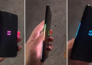 เผยโฉม Black Shark 2 มาพร้อมไฟ RGB ที่แถบด้านข้าง และโลโก้ด้านหลัง