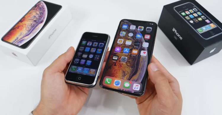 เปรียบเทียบ iPhone XS Max vs iPhone รุ่นแรก ดูพัฒนาการในช่วง 11 ปีที่ผ่านมา (ชมคลิป!!)