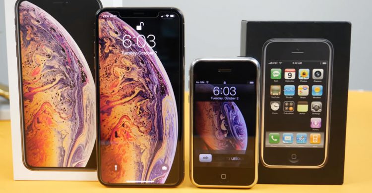 เปรียบเทียบ iPhone XS Max vs iPhone รุ่นแรก ดูพัฒนาการในช่วง 11 ปีที่ผ่านมา (ชมคลิป!!)