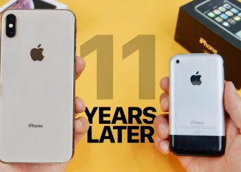 เปรียบเทียบ iPhone XS Max vs iPhone รุ่นแรก ดูพัฒนาการในช่วง 11 ปีที่ผ่านมา (ชมคลิป!!)