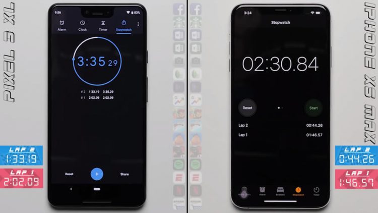 ทดสอบความเร็ว iPhone XS Max vs Pixel 3 XL รุ่นไหนจะตอบสนองการใช้งานได้เร็วกว่ากัน?