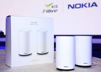AIS Fibre จับมือ Nokia วางจำหน่ายอุปกรณ์กระจายสัญญาณ Wi-Fi ระดับพรีเมี่ยม “NOKIA WiFi Beacon 3” ในไทยที่แรกในโลก