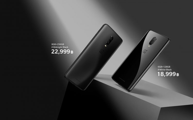 เปิดราคา OnePlus 6T นักฆ่าเรือธงรุ่นใหม่ 18,999 บาท พร้อมโปรโมชั่นจาก AIS, JD Central และPower Buy