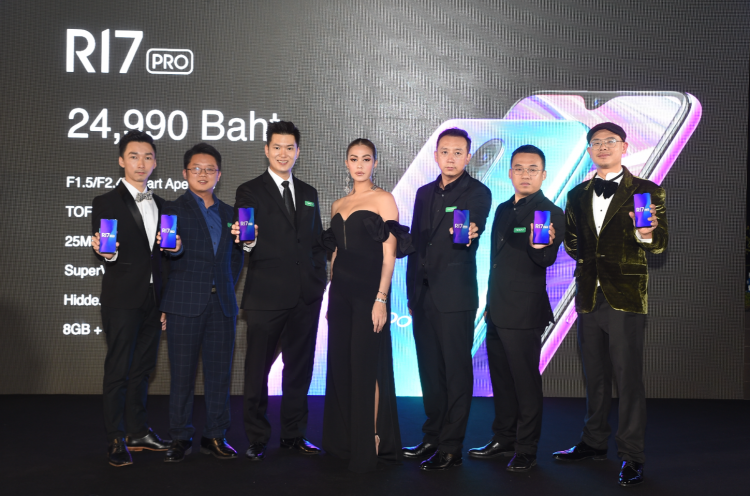 OPPO R17 Pro เปิดตัวในไทยทางการ  มาพร้อมกล้อง AI Ultra-Clear และ Super VOOC Flash Charge ราคา 24,990 บาท เริ่มขาย 1 ธันวาคมนี้