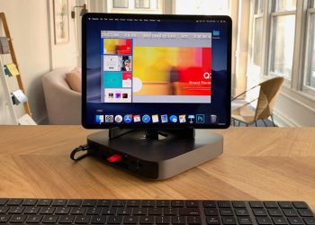 iPad Pro ใช้งานเป็นจอภาพให้กับ Mac Mini ได้ เพียงเชื่อมต่อกับ Luna Display